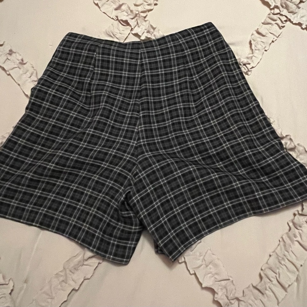 Tracy Evans/women’s Black and White Plaid Skirt/Shorts size 5 - Picture 5 of 6